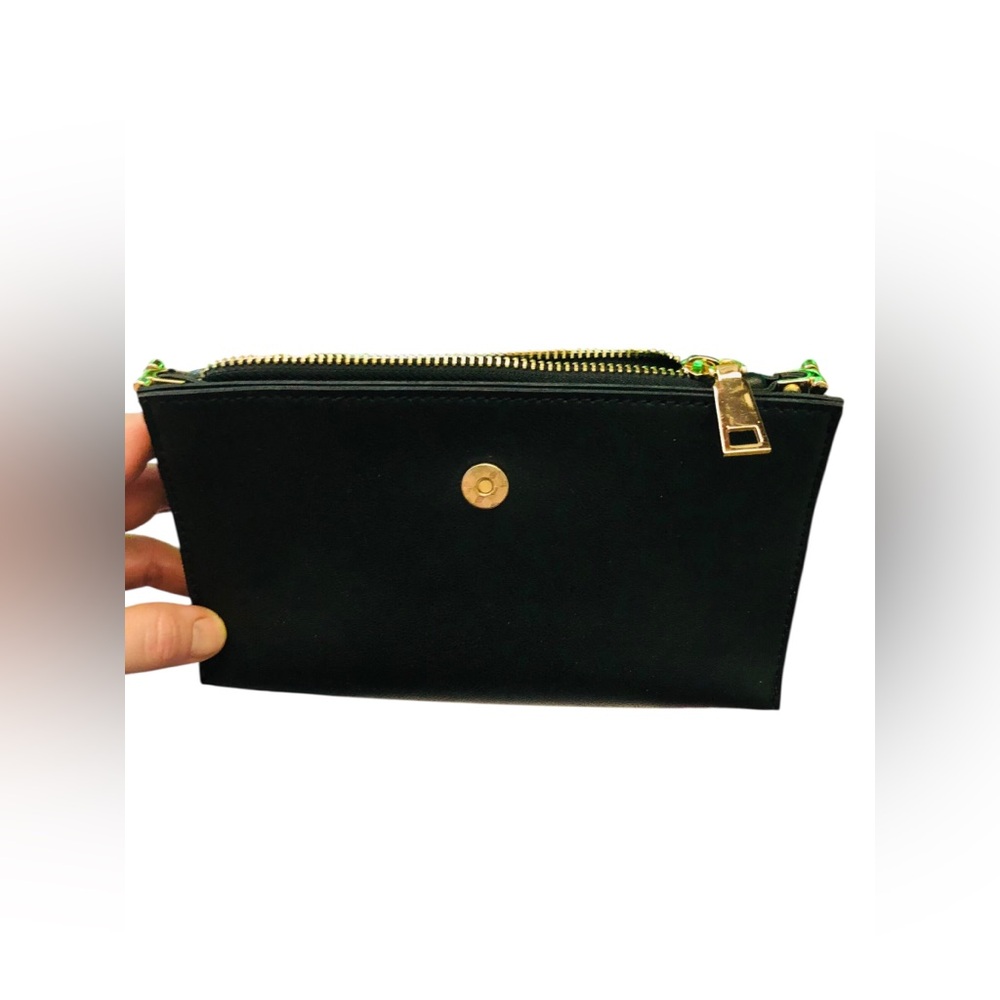 Sondra Roberts Black Bag with Gold Accents - Picture 6 of 10